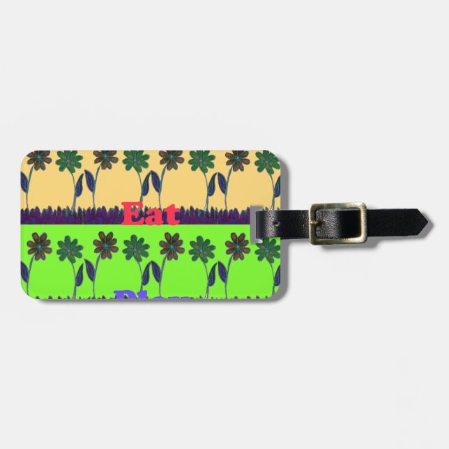 Loely Girly Hakuna Matata färg Gifts.png Bagagebricka (Horisontell Framsida)