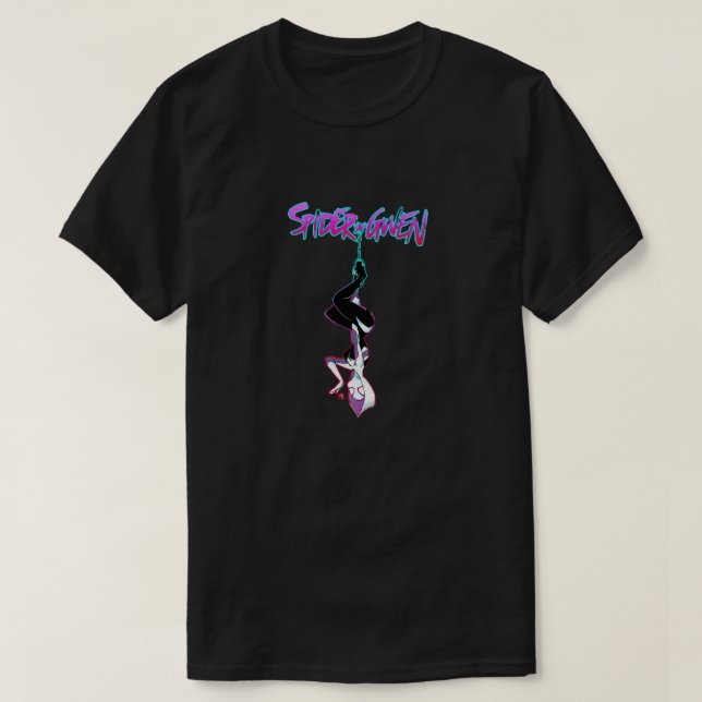 Loely grannskap Spider-Gwen (Kiss-Kiss) T-Shir T Shirt (Design framsida)