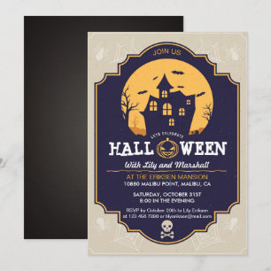 Loely Halloween Costume Party-inbjudan Inbjudningar