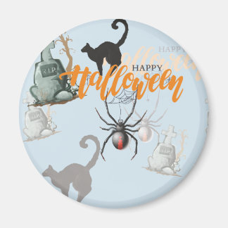 Loely Halloween Seamless Mönster Magnet