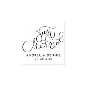 Loely Hand Lettered Ny gifta Stämpel