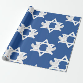 Loely Hanukkah Doves Presentpapper