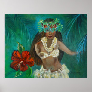 Loely Hula Hips Poster