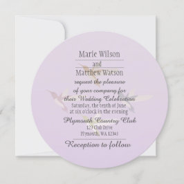 Loely Hummingbird Bröllop Inbjudningar