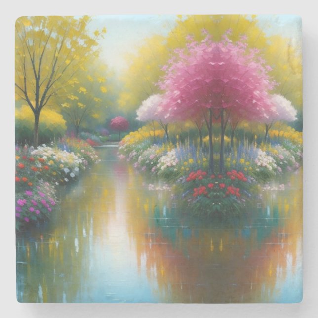 Loely Hydranger Garden Stone Underlägg (Framsidan)