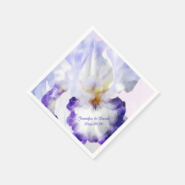 Loely Iris Anpassningsbar Papper Napkins Pappersservett (Hörn)