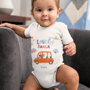 Loely Koala Little Girl First Namn Cute Animal T Shirt