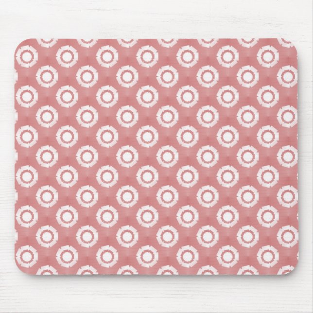 Loely Mauve Funky Flower Mousepad Musmatta (Framsidan)