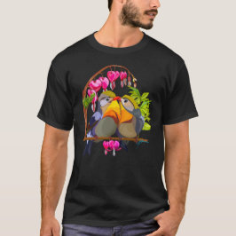 Loely Pekin Robin Bird Pair T Shirt