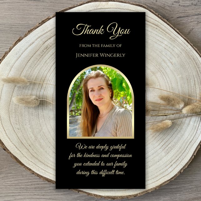 Loely Photo Sympathy Memorial Tack (Skapare uppladdad)