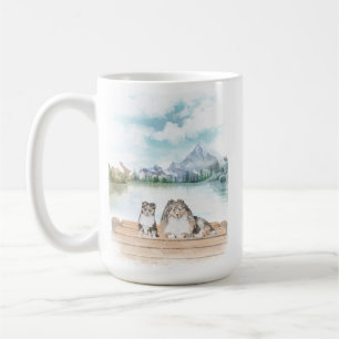Loely Shetland Sheephund mugg