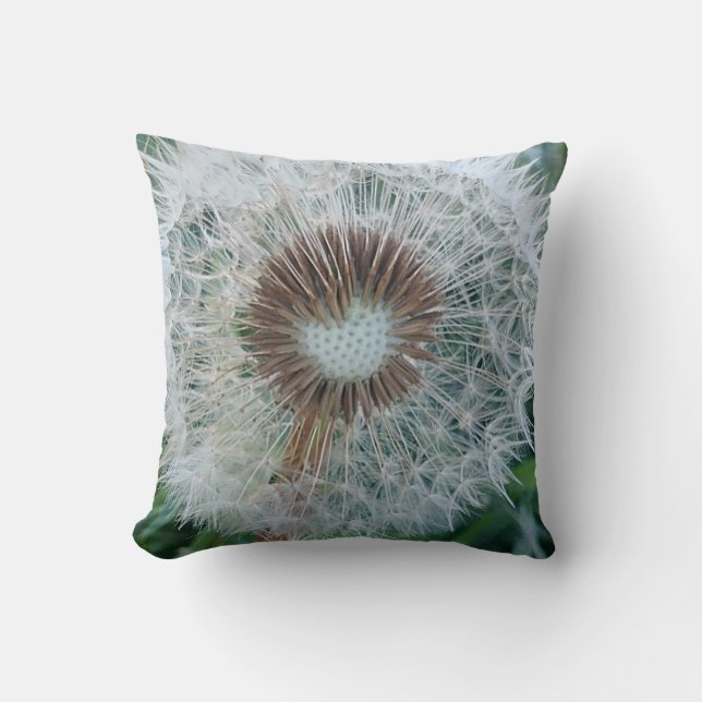 Loely White Dandelion Kudde (Framsida)
