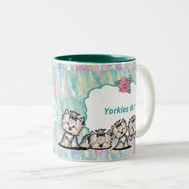 Loely Yorkie Mors dag Coffee Mugg