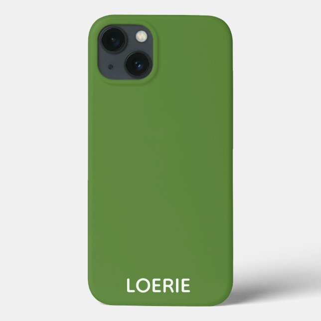 Loerie grönt färg namn Fodral-Mate iphone case (Baksida)