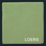 Loerie grönt färg namn stenunderlägg<br><div class="desc">Loerie grönt färg namn</div>