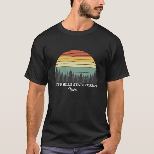 LOESS BACKE STATE FOREST Indiana T Shirt (Framsida)