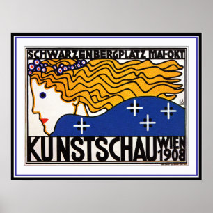 Loffler: Kunstschau Wien - Österrikes utbrytning Poster