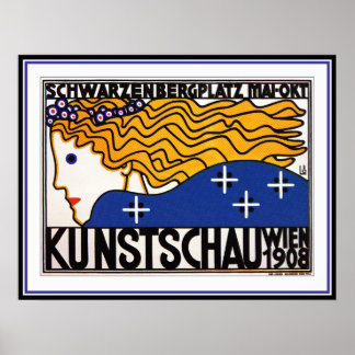 Loffler: Kunstschau Wien - Österrikes utbrytning Poster