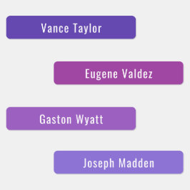 Lofi Aesthetic Färg vattentäta Namn-etiketter Klistermärke