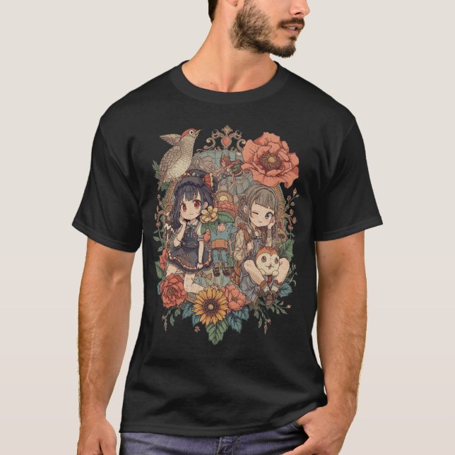 Lofi Anime Graphic T Shirt (Framsida)