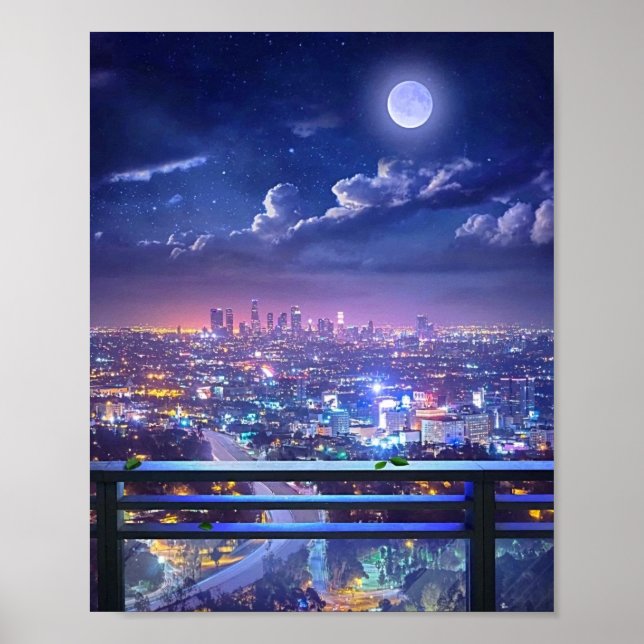 Lofi City Poster (Framsidan)