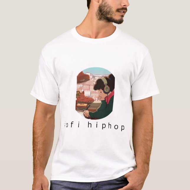 Lofi hiphop älskare t shirt (Framsida)