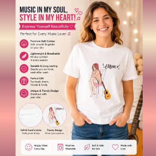 Lofi-musik & Anime-tjej Otaku & Manga-älskare T Shirt