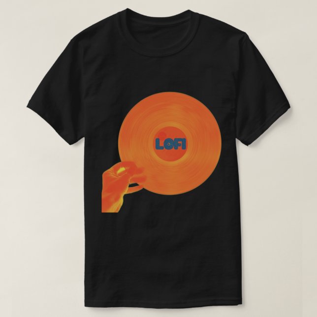 Lofi T-shirts&amp; Mer Lo-Fi HipHop Merch-klass T Shirt (Design framsida)