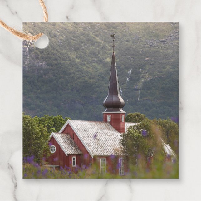 Lofoten Flakstad Church Gåvor Etiketter (Framsida)