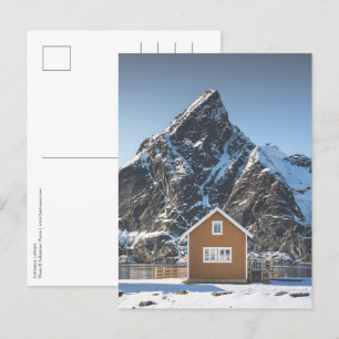Lofoten Gult Cabin Vykort
