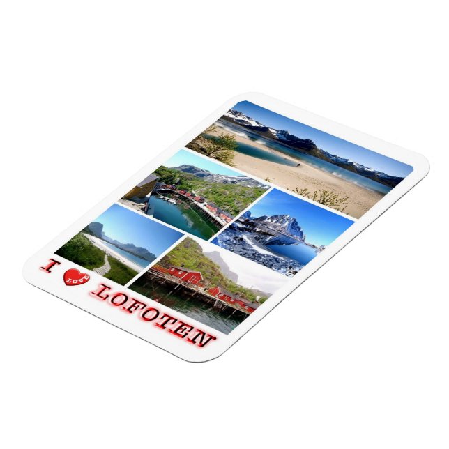 Lofoten - I Kärlek - Norge - Magnet (Vänstra Sidan)