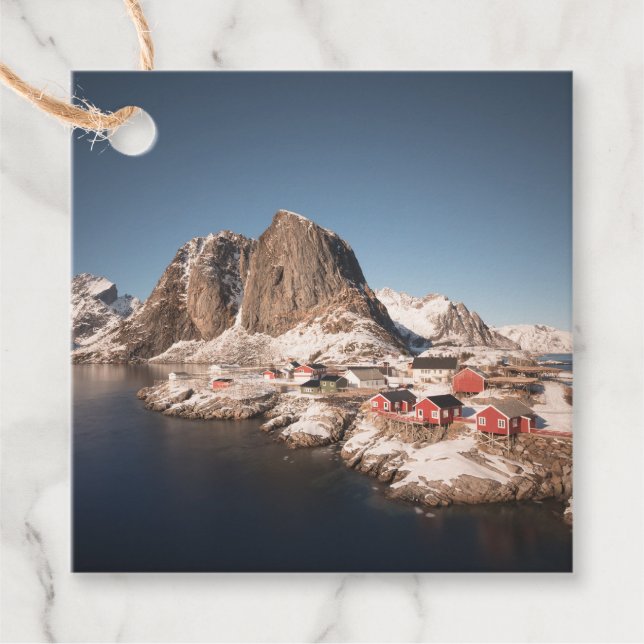 Lofoten Islands Norge Gåvor Etiketter (Framsida)