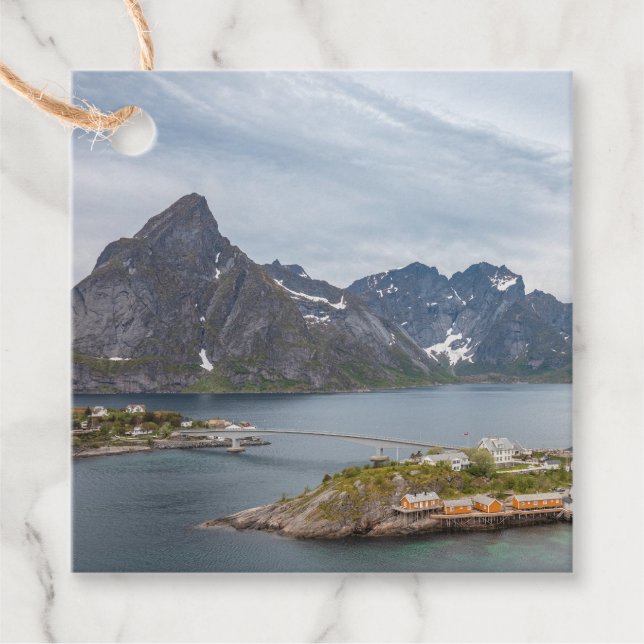 Lofoten Islands Norge Gåvor Etiketter (Framsida)