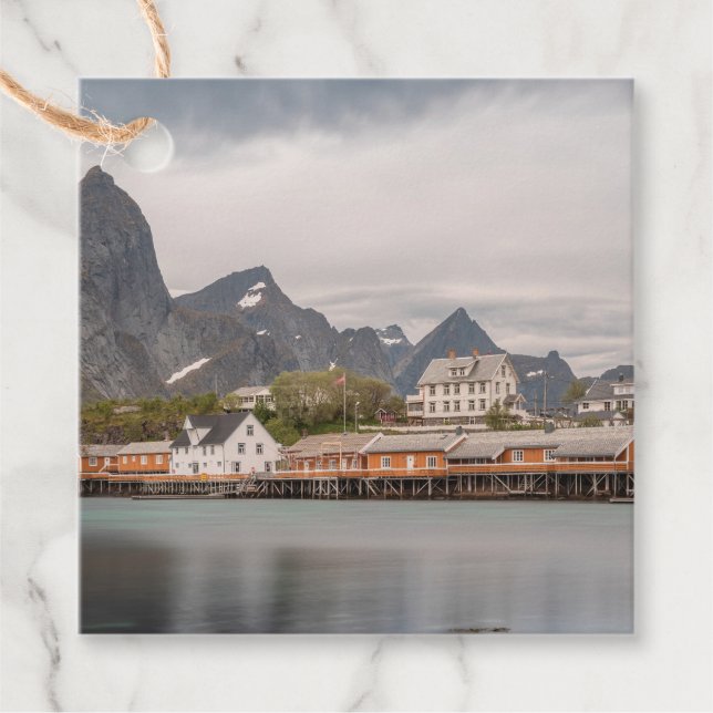 Lofoten Islands Norge Gåvor Etiketter (Framsida)