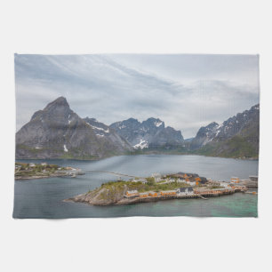 Lofoten Islands Norge Kökshandduk