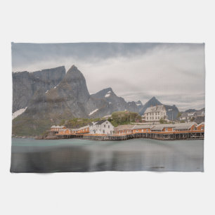 Lofoten Islands Norge Kökshandduk