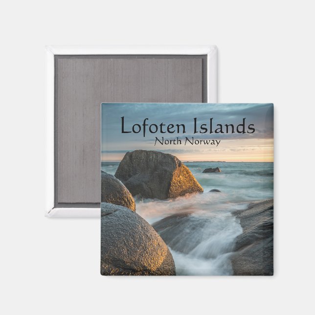 Lofoten Islands Norge Magnet (Front/Back)