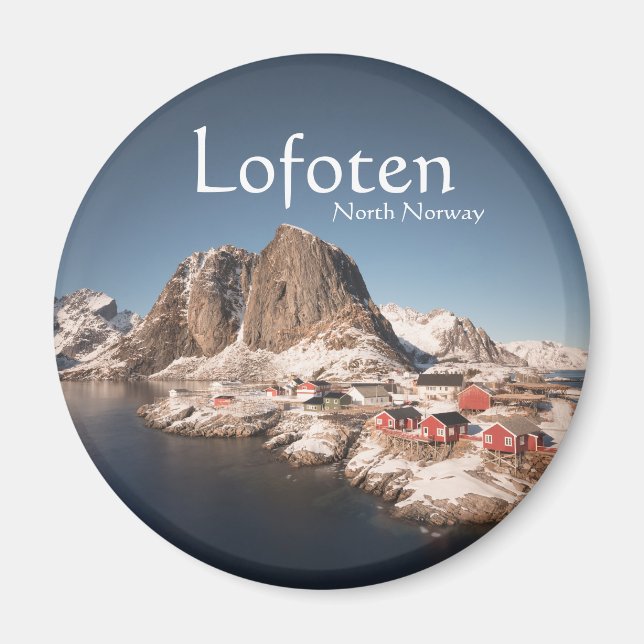 Lofoten Islands Norge Magnet (Framsidan)