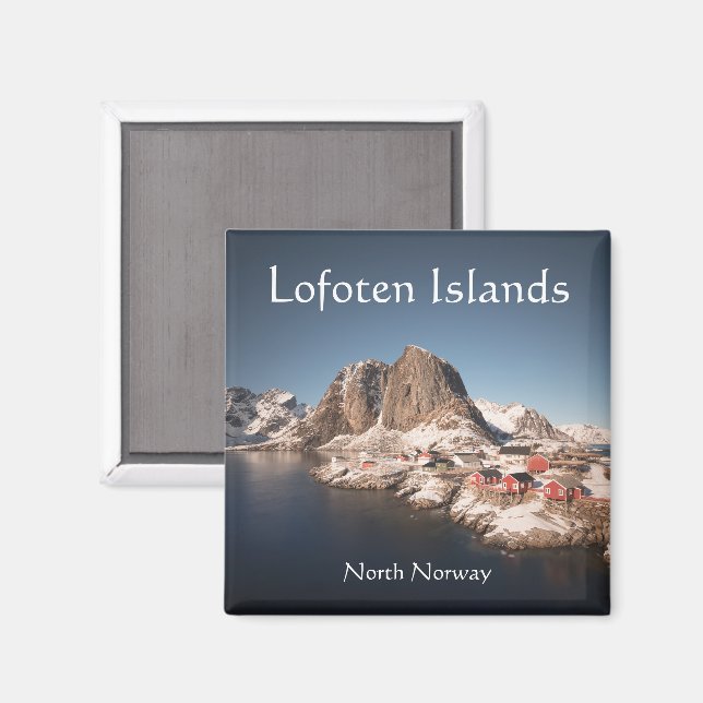 Lofoten Islands Norge Magnet (Front/Back)