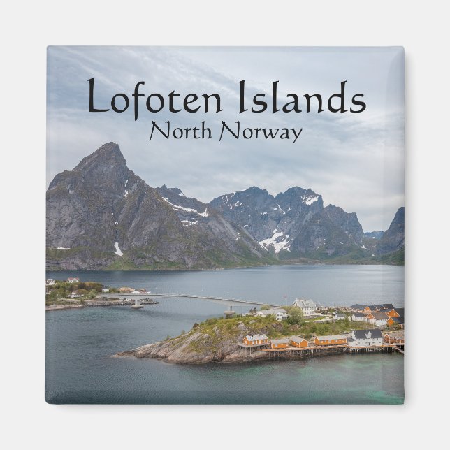 Lofoten Islands Norge Magnet (Framsidan)