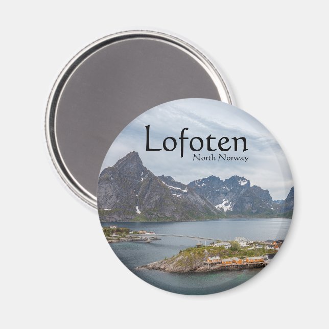 Lofoten Islands Norge Magnet (Front/Back)