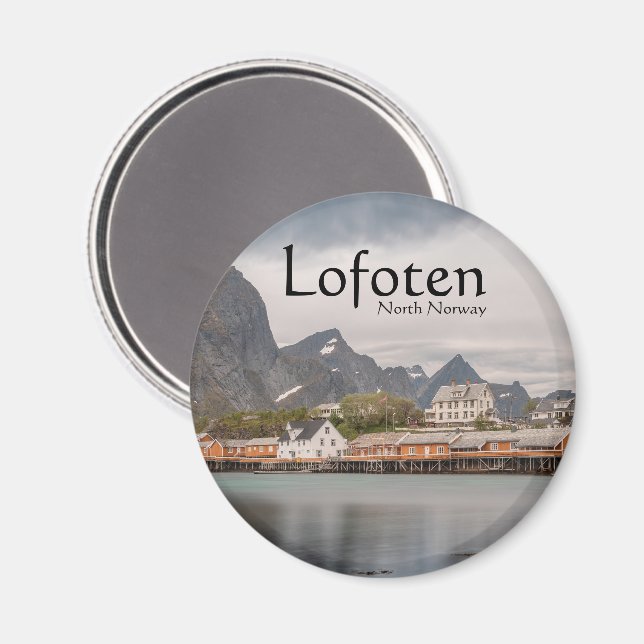 Lofoten Islands Norge Magnet (Front/Back)