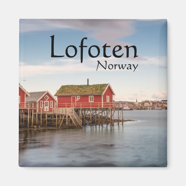 Lofoten Islands Norge Magnet (Framsidan)