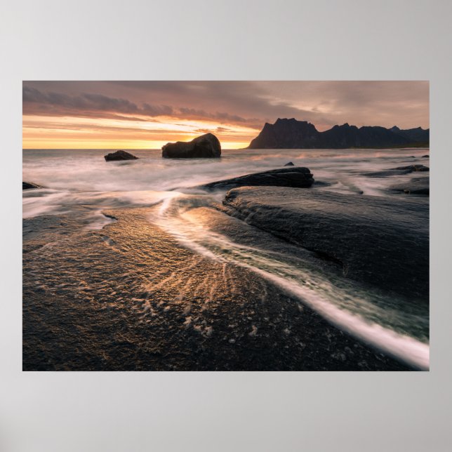 Lofoten Islands Norge Poster (Framsidan)