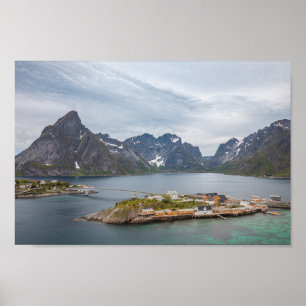 Lofoten Islands Norge Poster