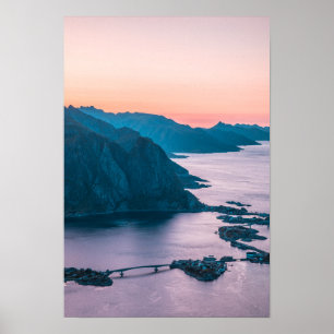 Lofoten Islands Norge Poster