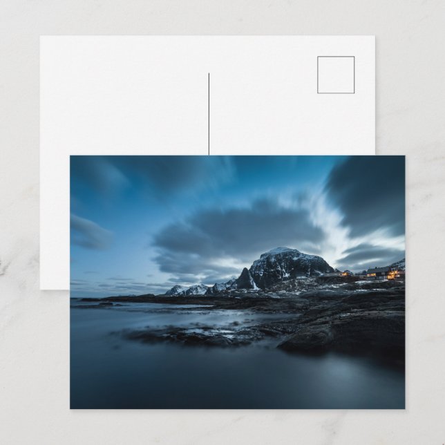 Lofoten Islands Norge Vykort (Fram/baksida)