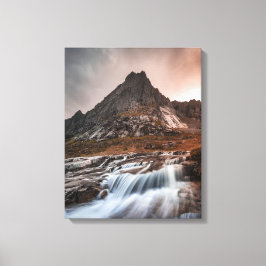 Lofoten Islands Waterfall Canvastryck