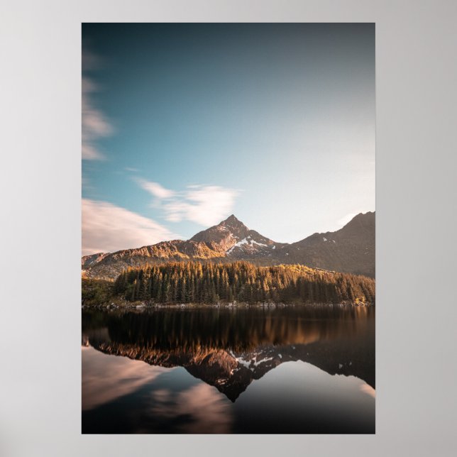 Lofoten Landskap Norge Poster (Framsidan)