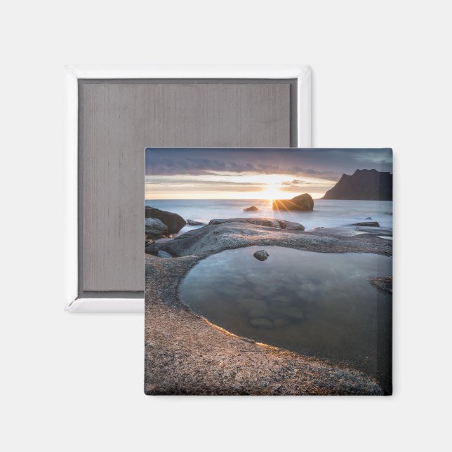 Lofoten Midnight Sol Magnet (Front/Back)